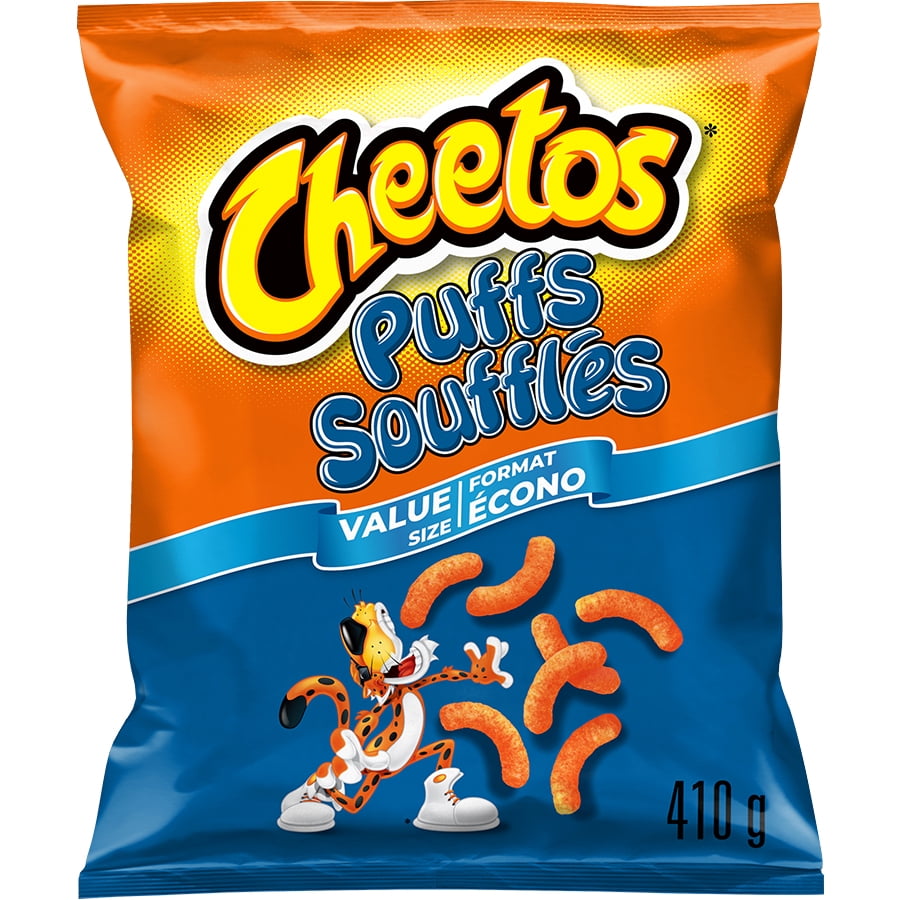 Cheetos Puffs Cheese flavoured Snacks Value Size, 410 g.