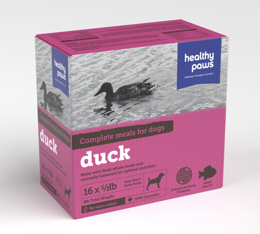 Discover Dogs Healthy Paws Complete Dinner Duck 1/4lb