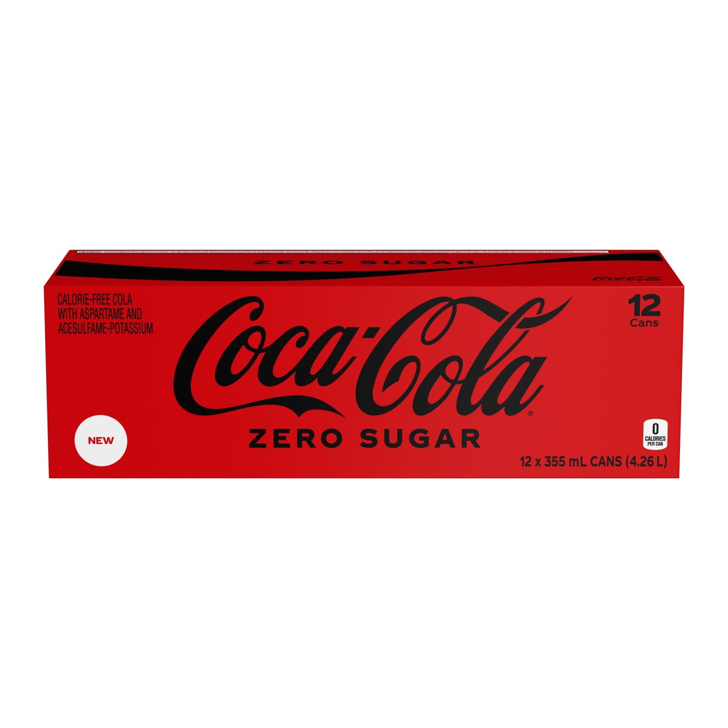 Coca-Cola Zero Sugar Fridge Pack Cans, 355 mL, 12 Pack, 12 x 355 mL