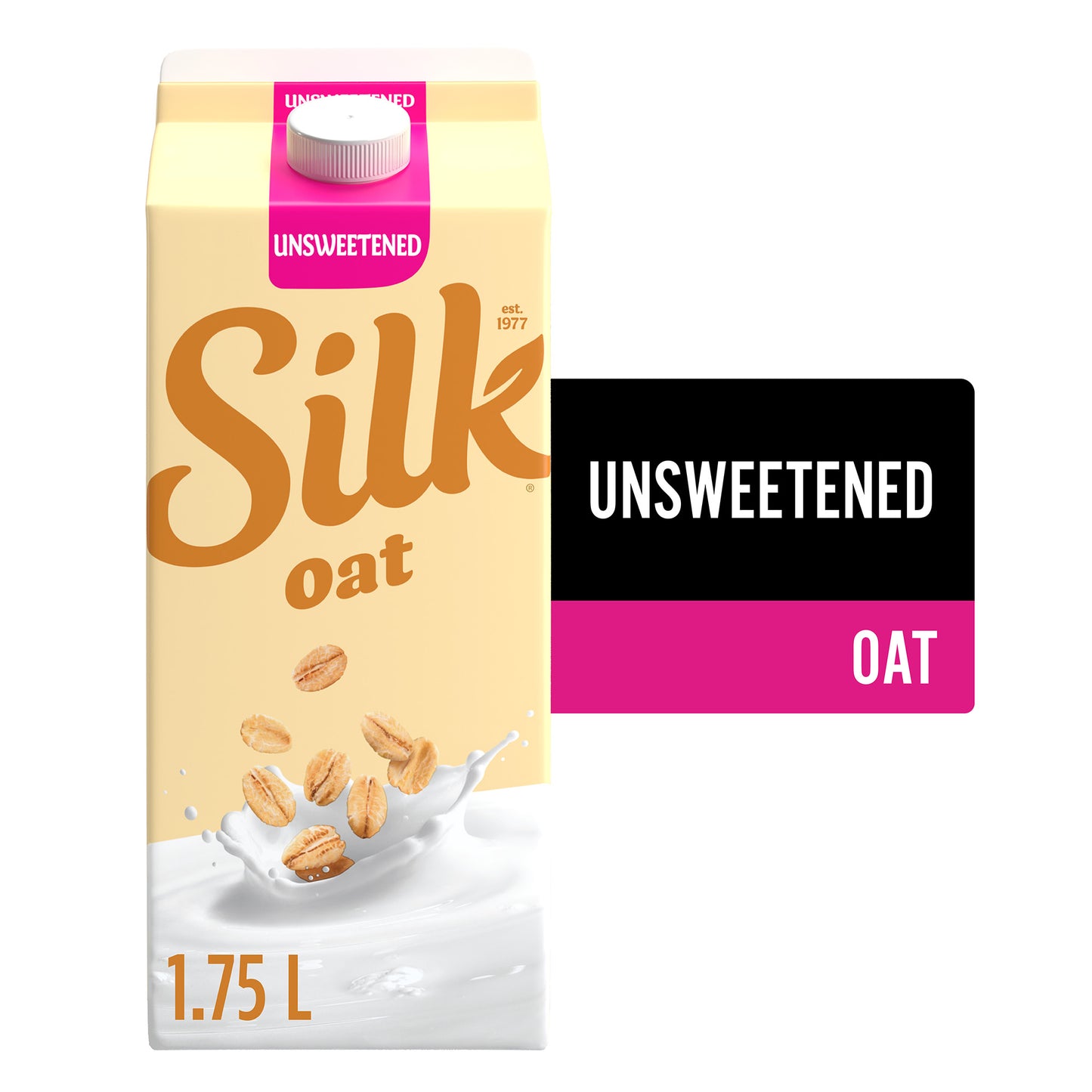 Silk Oat Milk Alternative, Unsweetened, Dairy Free, 1.75 L