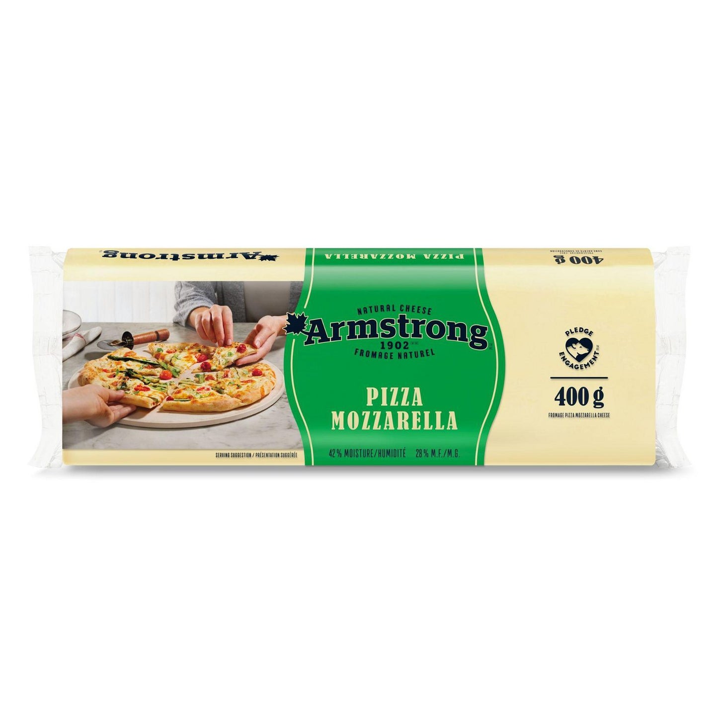 Armstrong Pizza Mozzarella Cheese, 400 g