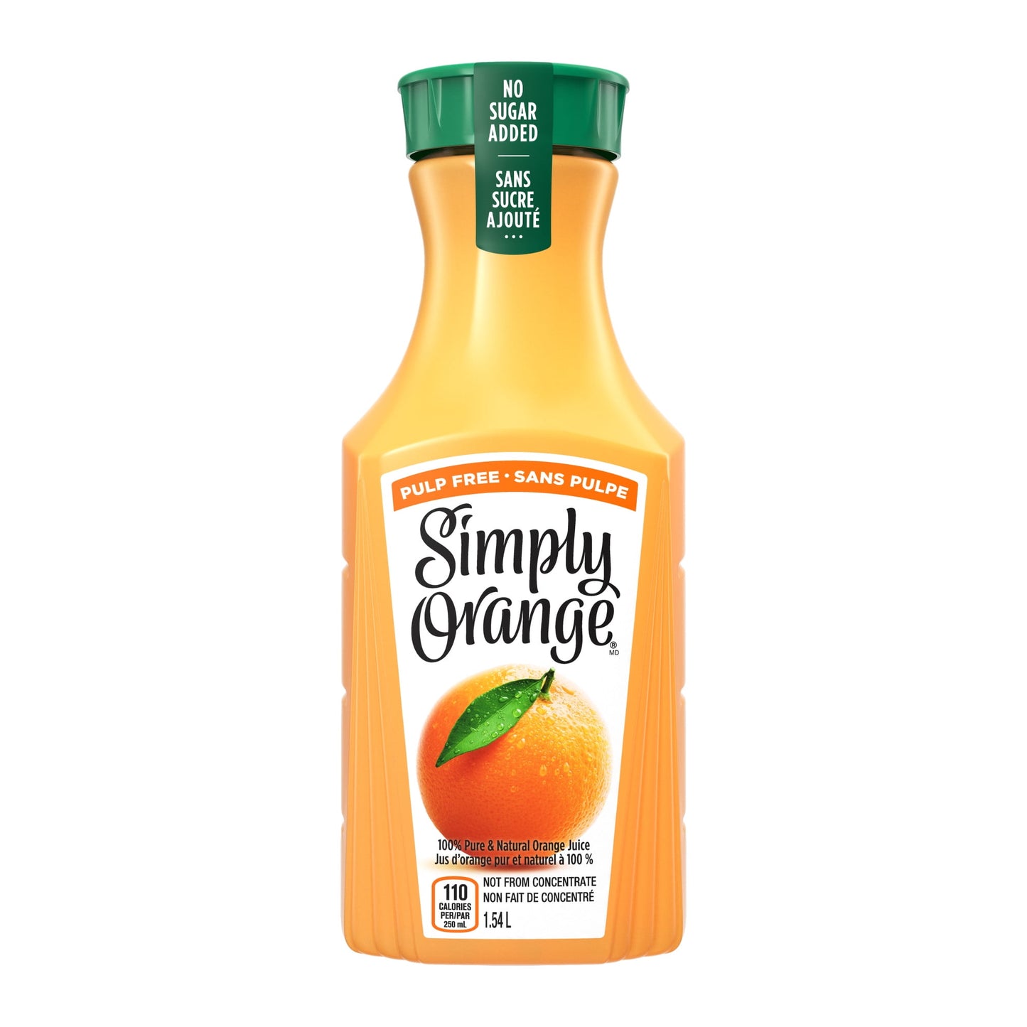 Simply Orange Pulp Free Bottle, 1.54 Liters, 1.54 x L
