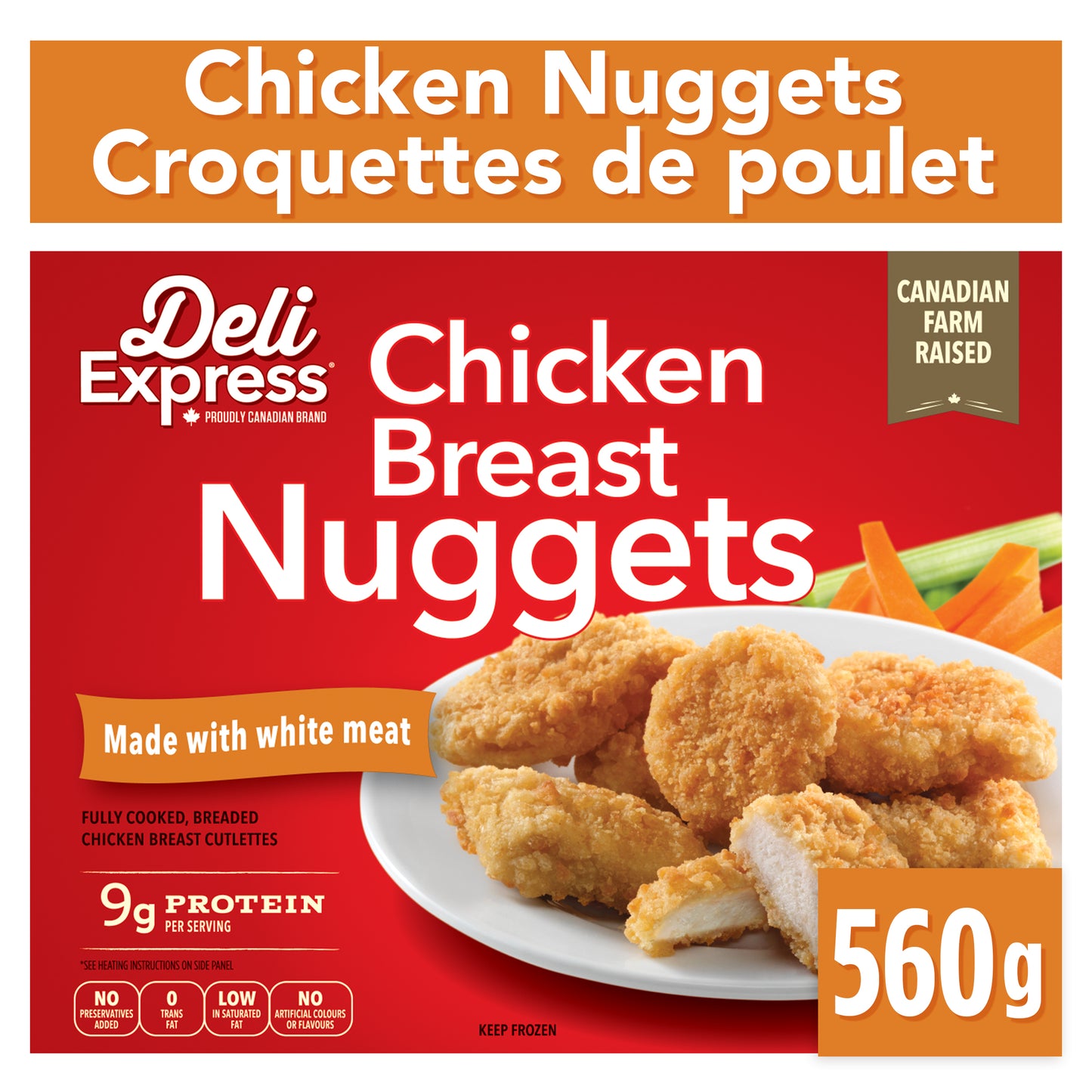 Deli Express Chicken Breast Nuggets, 560 g