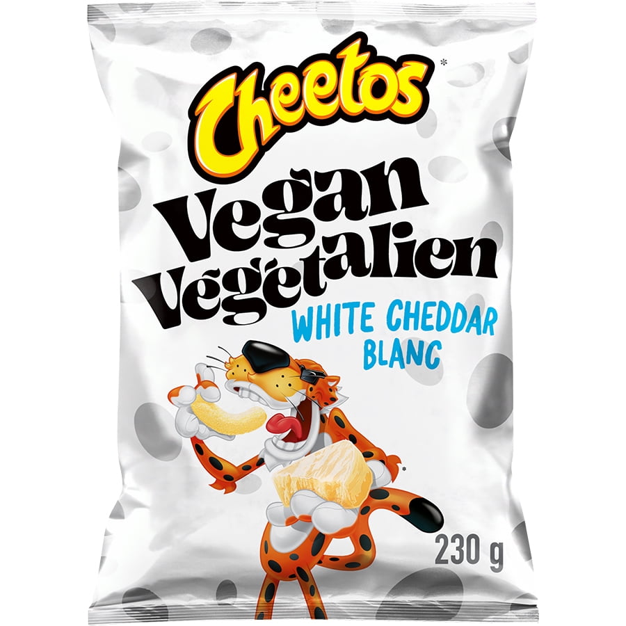 Cheetos Vegan Cheddar flavour Corn Snacks, 230 g.