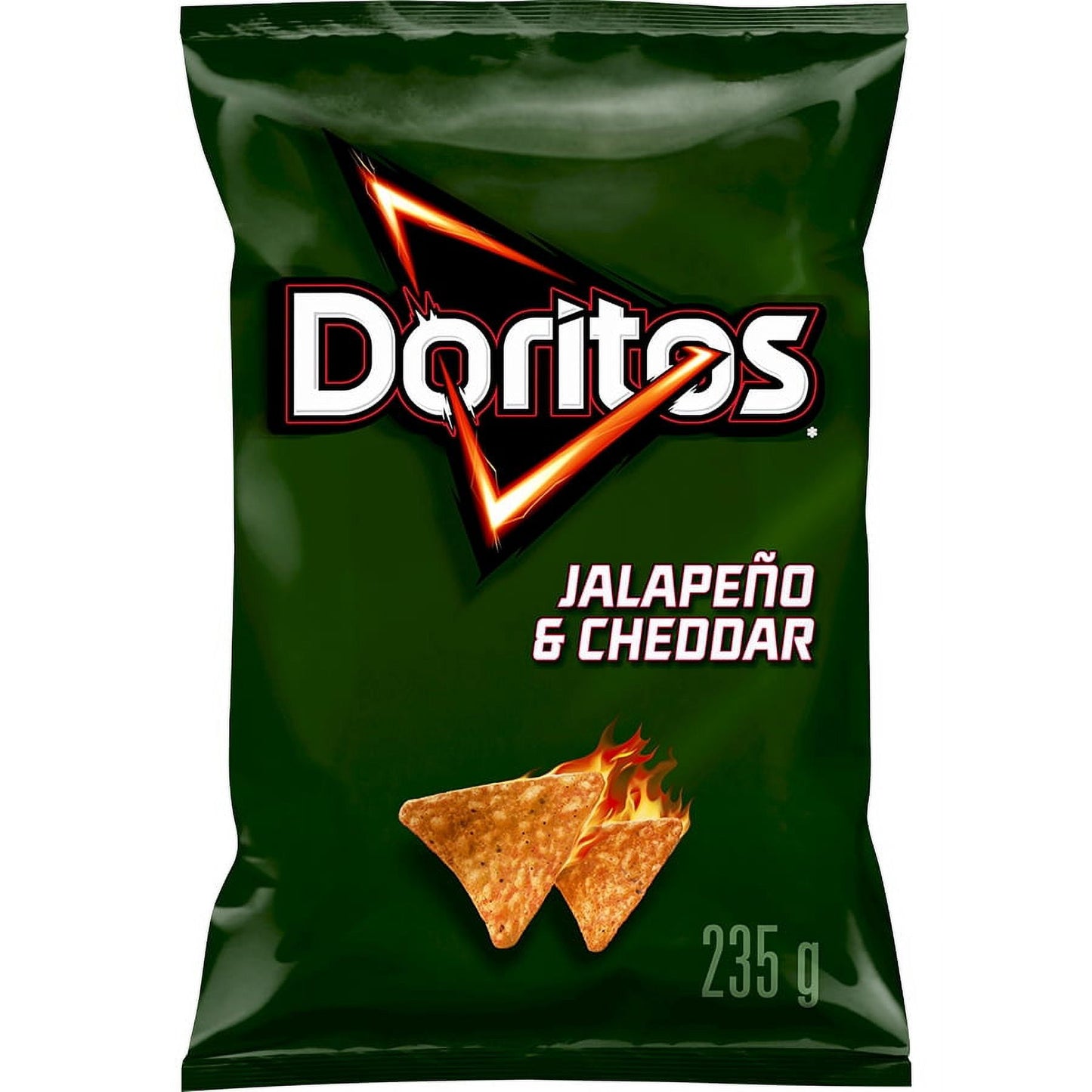 Doritos Jalapeño & Cheddar flavoured Tortilla Chips, 235 g.