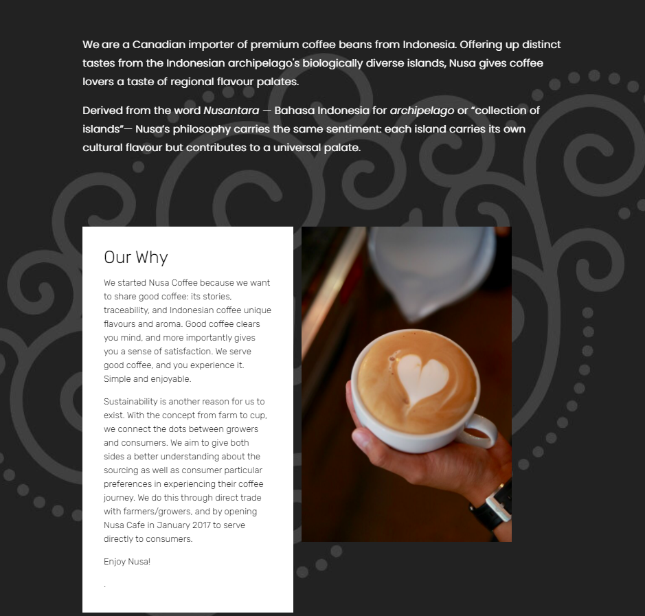 Nusa Coffee - About US