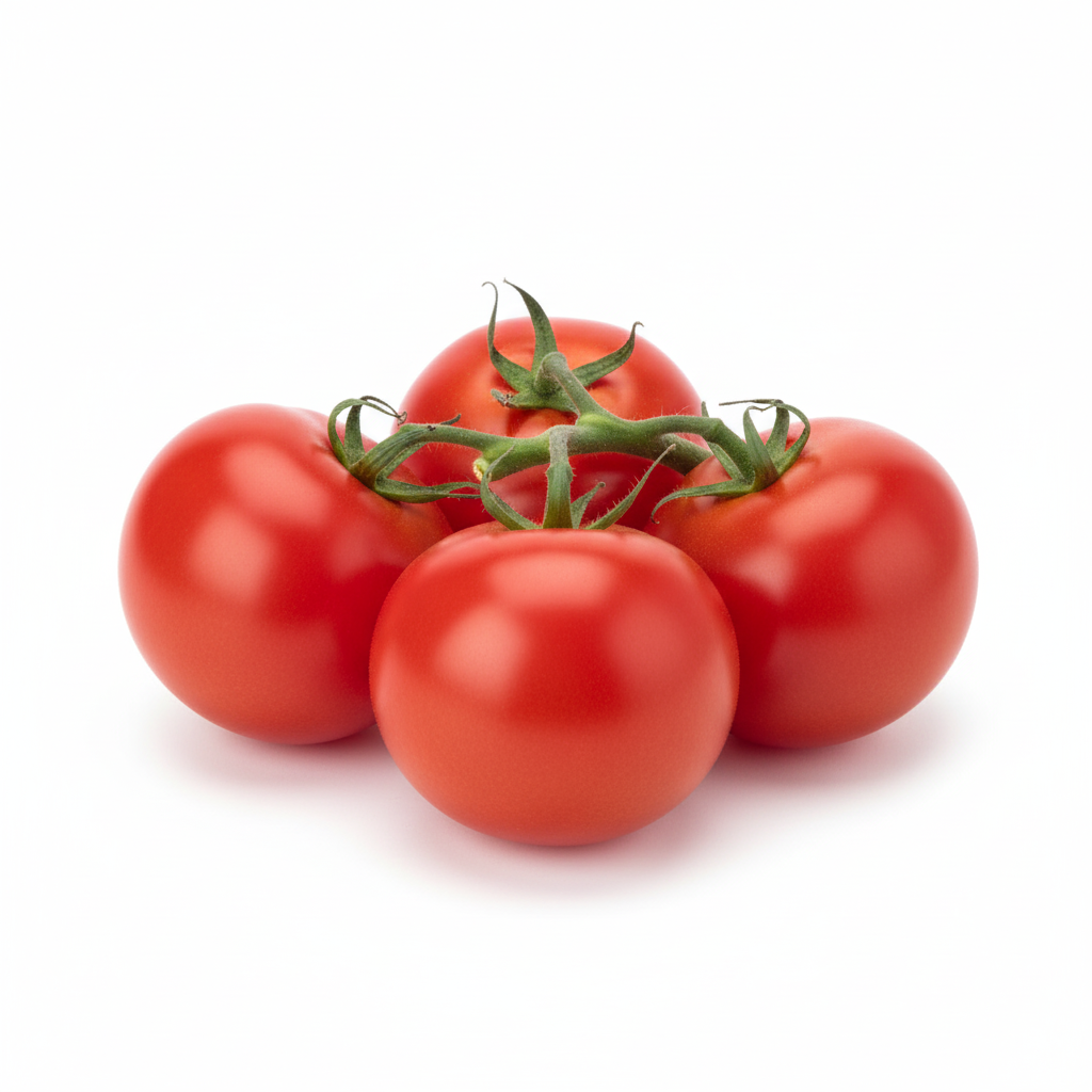 Tomatoes On Vine Red
