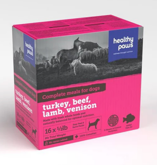 Discover Dogs Healthy Paws Complete Dinner Turkey, Beef, Lamb, Venison 8lb