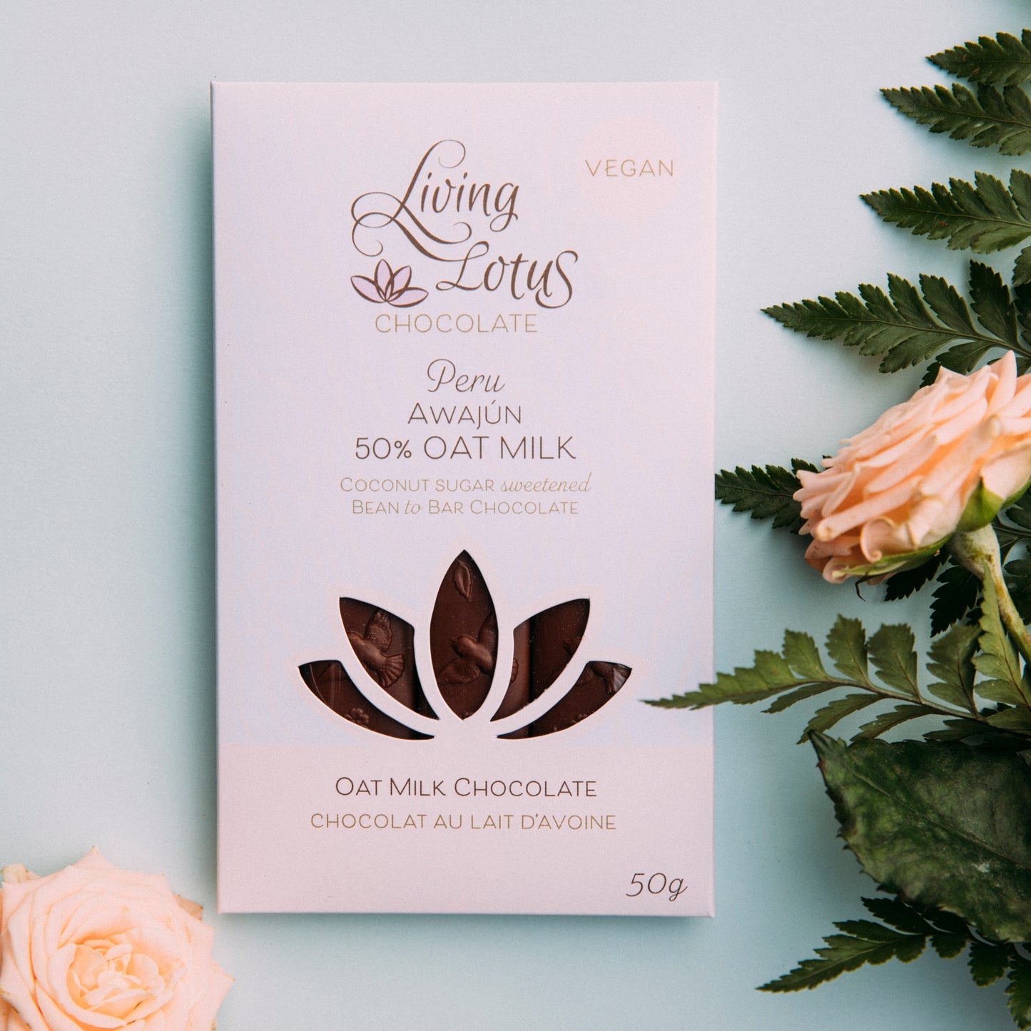 50% Peruvian Awajún Oat Milk Chocolate 50g