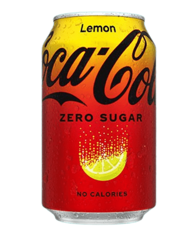 Zero Sugar Lemon Coca-Cola (UK) 330ml