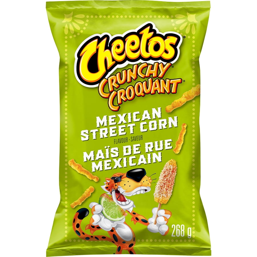 Cheetos Crunchy Mexican Street Corn Flavour Cheese Flavoured Snacks., 268 g.