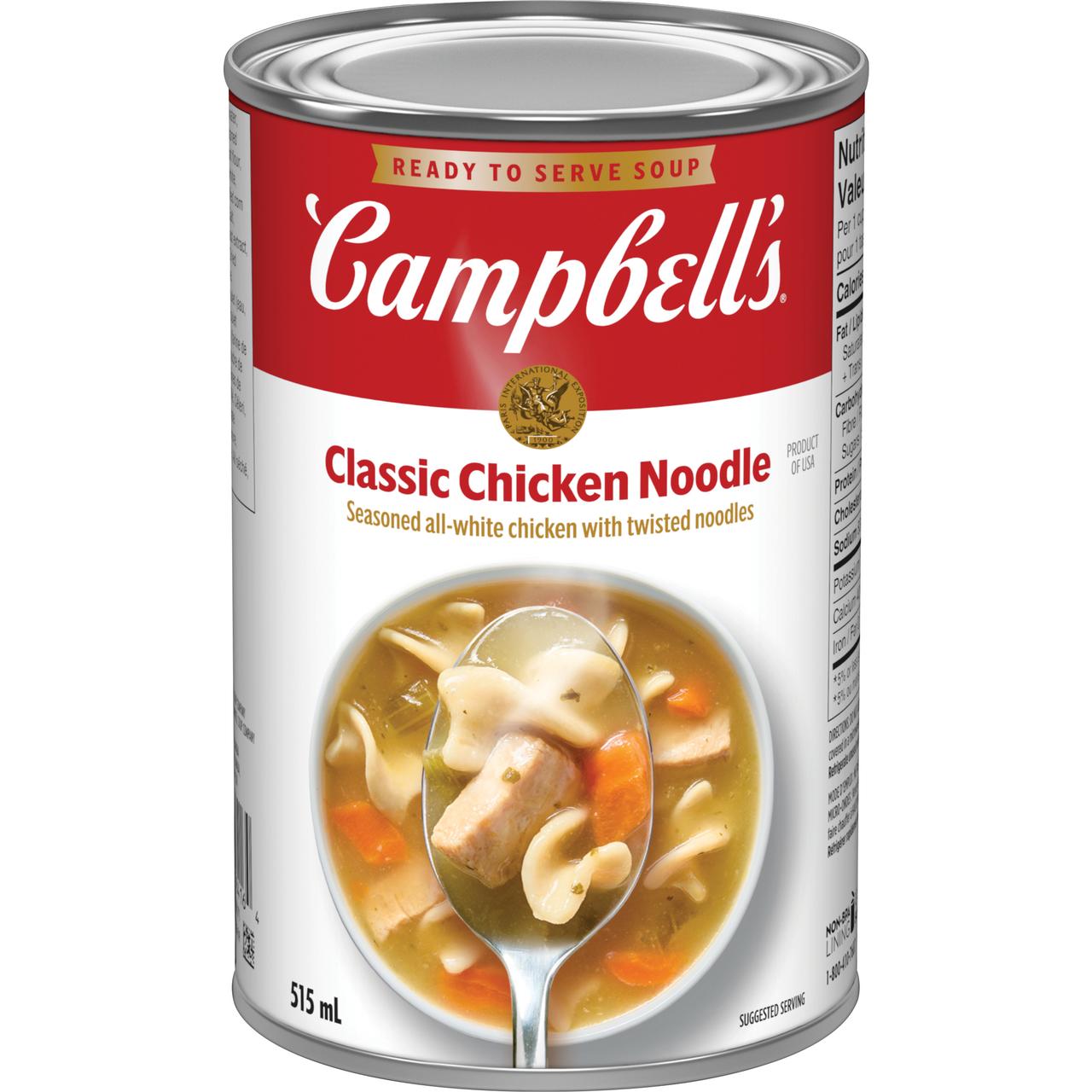 Campbell's® Chunky® Chicken Noodle Ready to Serve Soup, 515 mL