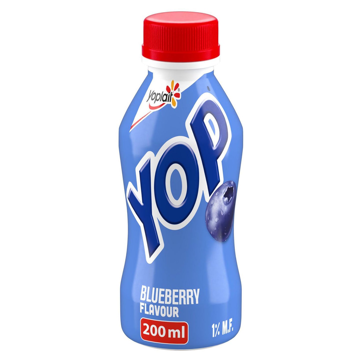 Yoplait Yop 1% Drinkable Yogurt, Blueberry, 200 mL