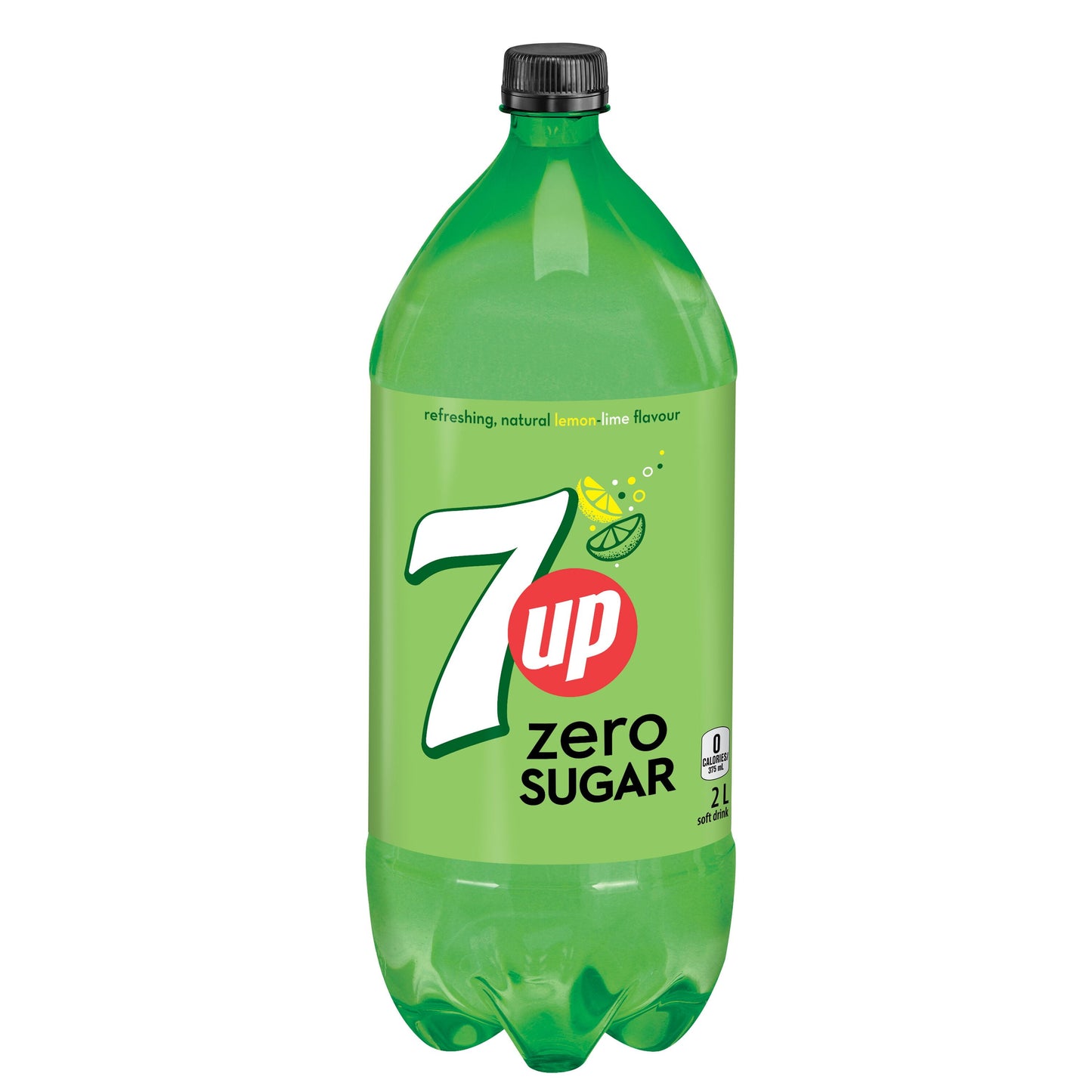 7UP Zero Lemon Lime Soft Drink 2 L, Bottle, 2L