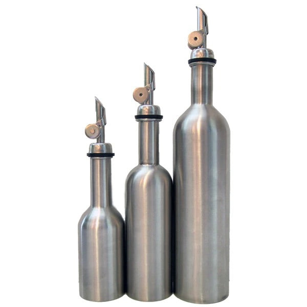 Dioliva Olive Oil Dispenser - Stainless Steel with Spout