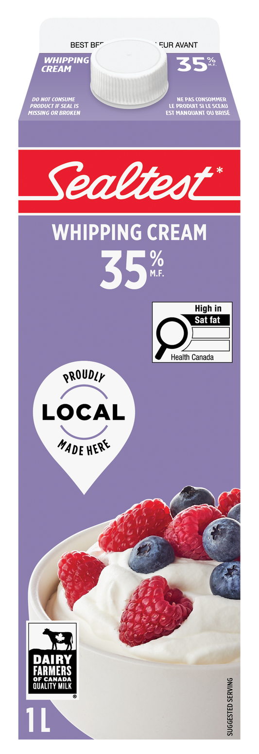 Sealtest 35% Whipping Cream, 1 L