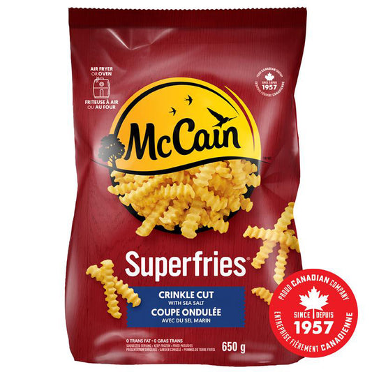 McCain® Superfries® Crinkle Cut Fries, 650g