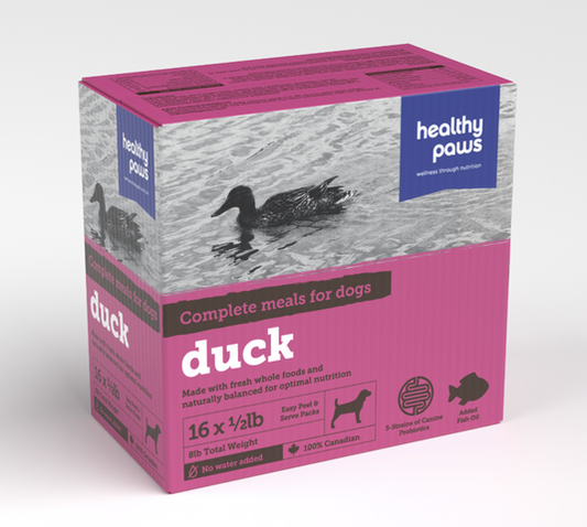 Discover Dogs Healthy Paws Complete Dinner Duck 1/4lb