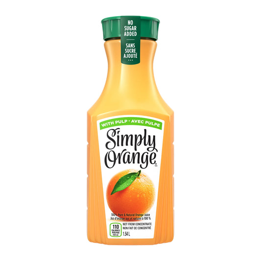 Simply Orange With Pulp Bottle, 1.54 Liters, 1.54 x L