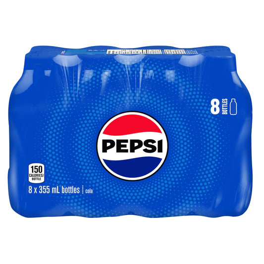Pepsi Cola 8 x 355 mL, Bottles, 8x355mL