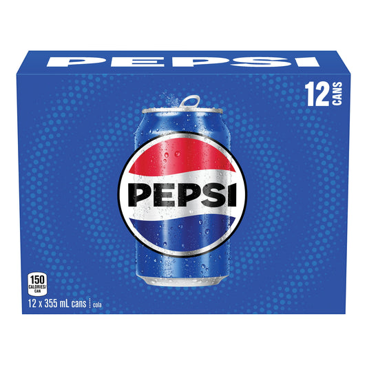 Pepsi Cola 12 x 355 ml, Cans, 12x355mL