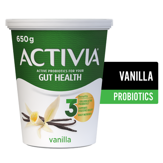 Activia Probiotic Yogurt, Vanilla, 650 g