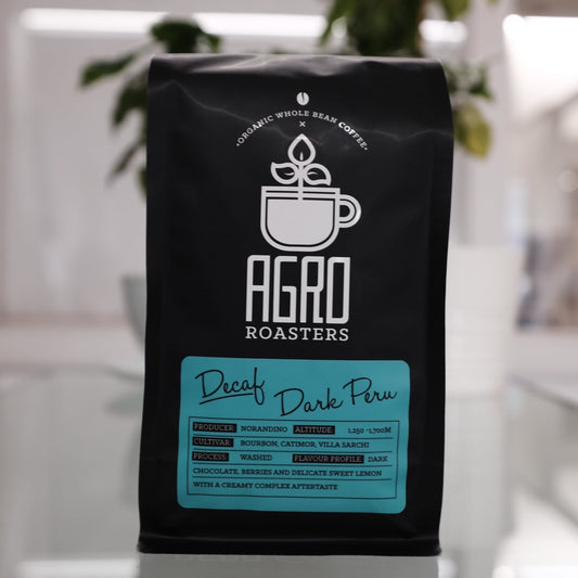 Agro Roasters - Decaf Dark Peru Coffee Beans 340g