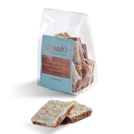 Ayoub's Almond Butter Brittle Chai & White Chocolate