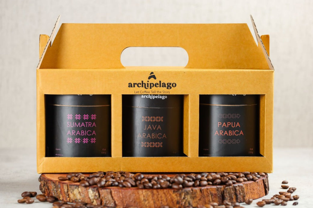 Nusa Coffee - About US Sampler - Indonesian Roasted Beans