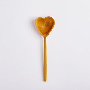Justea Hand-carved Heart Tea Spoon