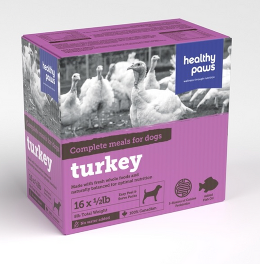 Discover Dogs Healthy Paws Complete Dinner Turkey 8lb