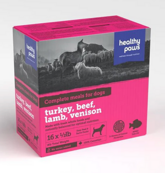 Discover Dogs Healthy Paws Complete Dinner Turkey, Beef, Lamb, Venison 8lb