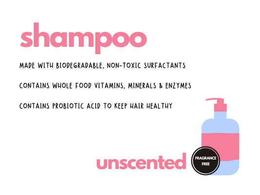 Eco Refillery Shampoo - Unscented 500mL