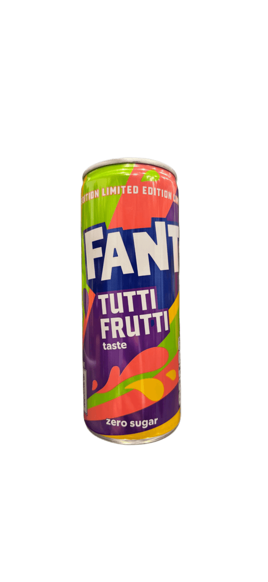 Fanta Tutti Fruitti Taste Zero Sugar Drink 250ML - U.K Limited Edition