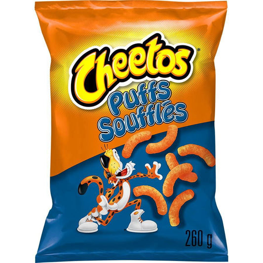 Cheetos Puffs Cheese flavoured Snacks, 260 g.
