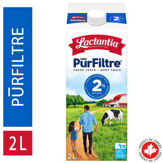Lactantia PurFiltre Partially Skimmed Milk 2%, 2L