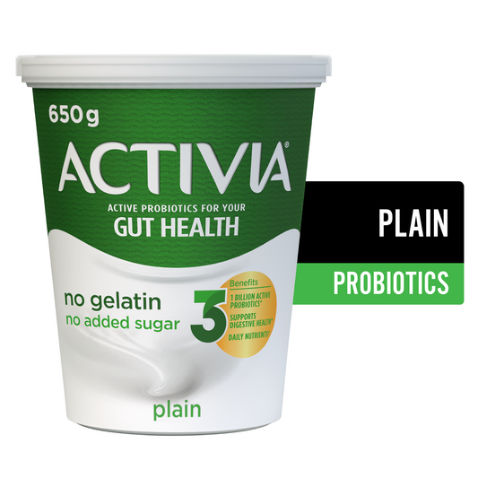 Activia Probiotic Yogurt, Plain, 650 g