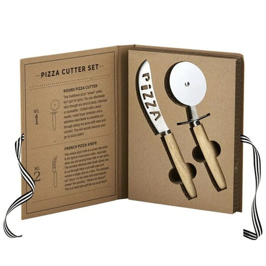 Dioliva Cardboard Book Set - Pizza Cutter Set