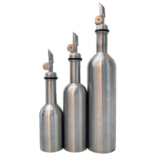 Dioliva Olive Oil Dispenser - Stainless Steel with Spout 