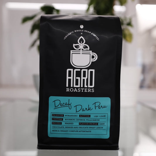 Agro Roasters - Decaf Dark Peru Coffee Beans 340g