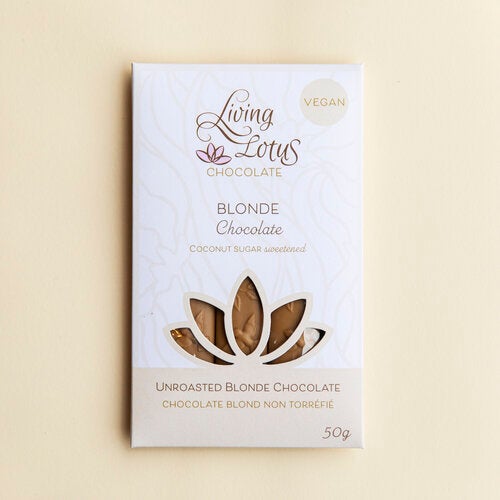 Living Lotus - BLONDE CHOCOLATE (VEGAN WHITE CHOCOLATE)