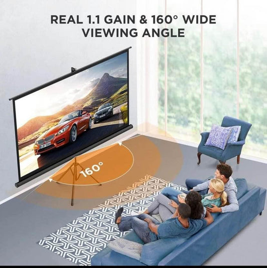 100 Inch Projector Screen With Tripod